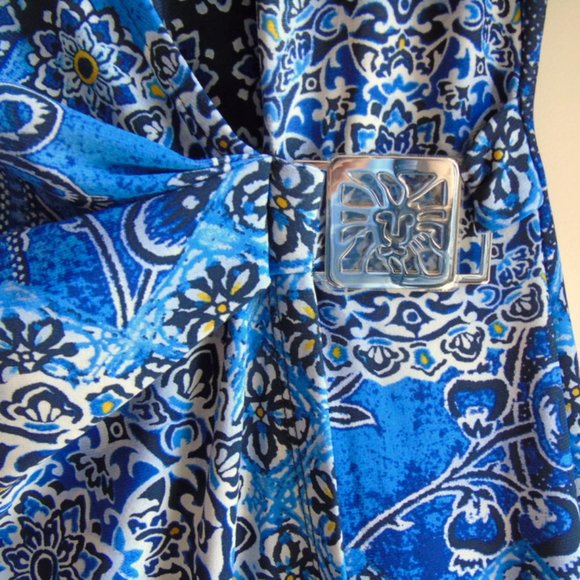 Anne Klein Jersey Knit Wrap Dress Size 6 New Unworn - Picture 4 of 7